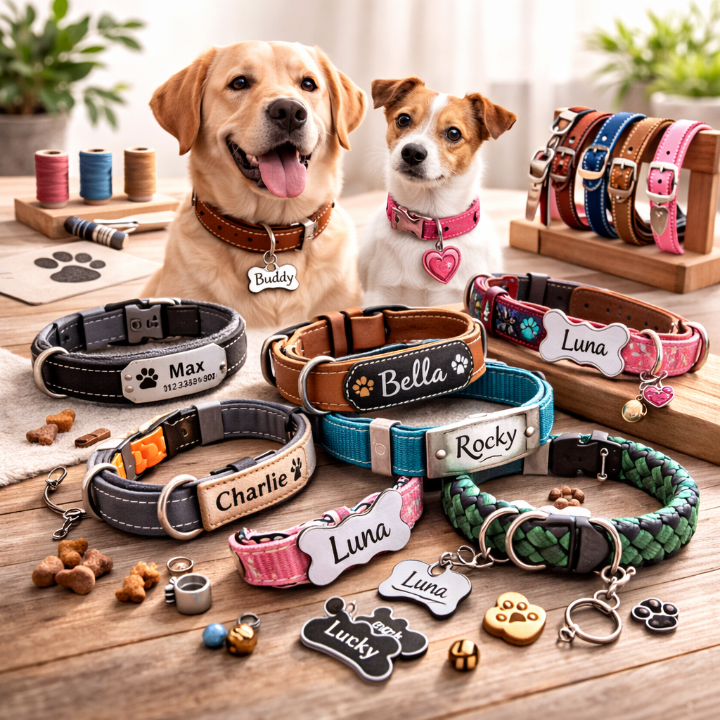 Personalisierte Hundehalsbänder