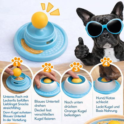 LickiJoy™ Slow Feeder – Interaktives Schleckspielzeug für Hunde & Katzen
