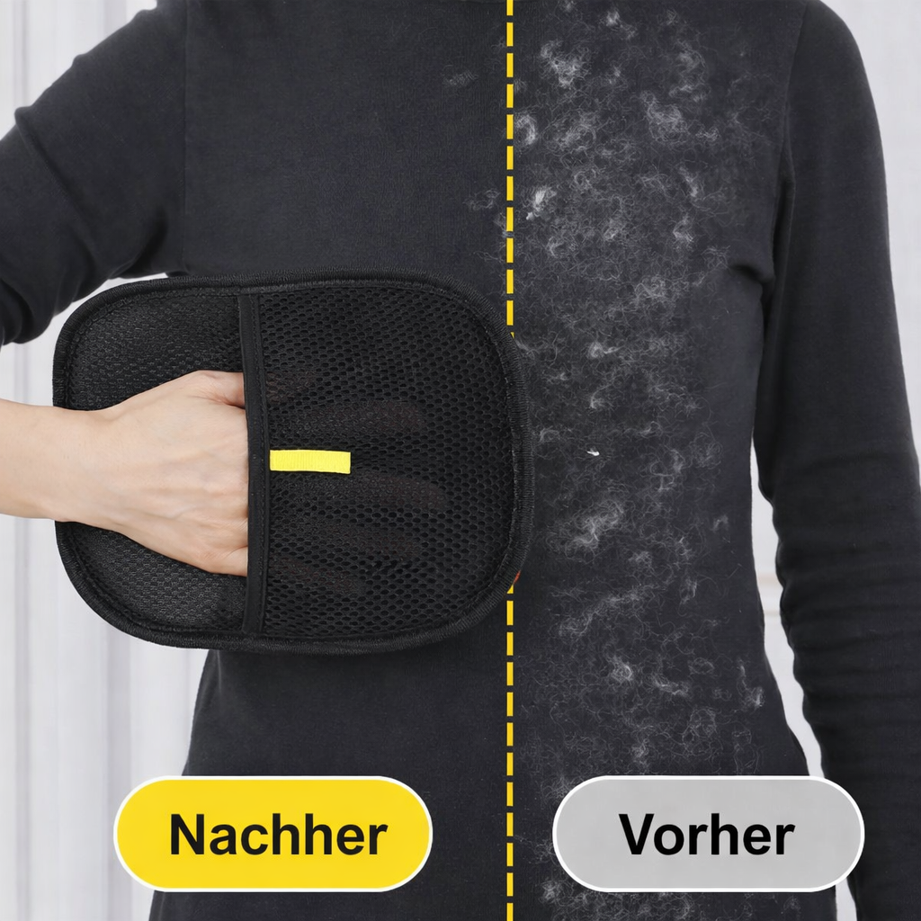 FellFix™ Tierhaar-Entfernungs Handschuh – Sanfte Fellpflege & Haarentfernung für Hunde und Katzen