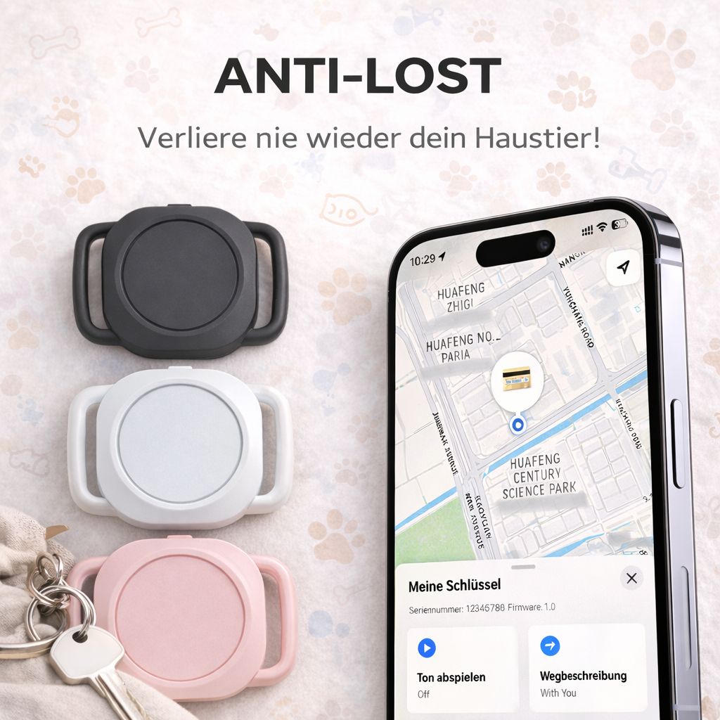 PawTrace™ iPhone Smart Pet Locator