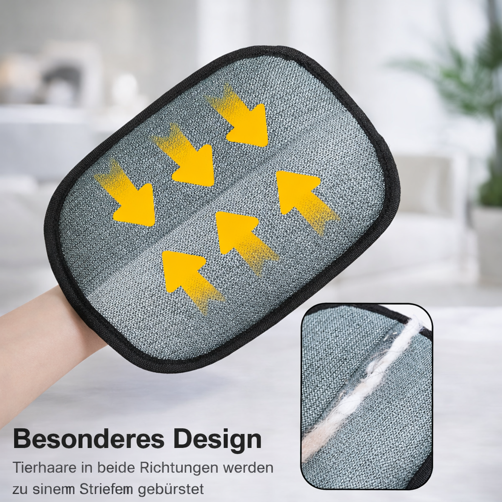 FellFix™ Tierhaar-Entfernungs Handschuh – Sanfte Fellpflege & Haarentfernung für Hunde und Katzen